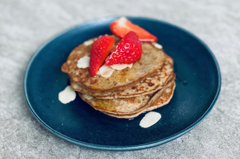 Banana Buckwheat Pancakes