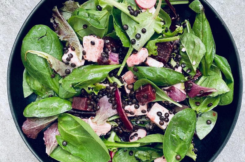 Beluga Lentils & Beetroot Salad