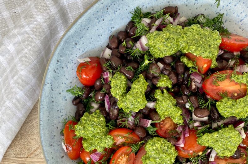 Black Beans & Dill Pesto Salad