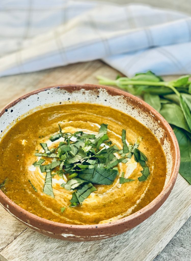 Roasted Peppers & Tomatoes Soup