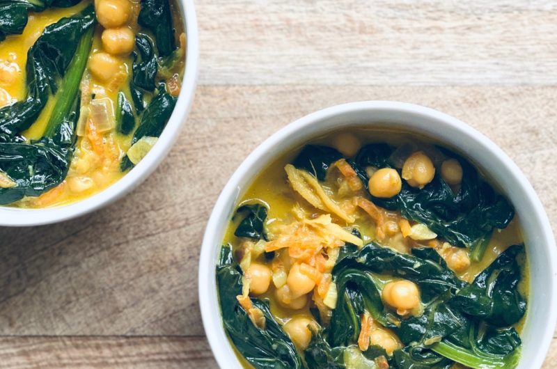 Spicy Coconut Chickpea Stew