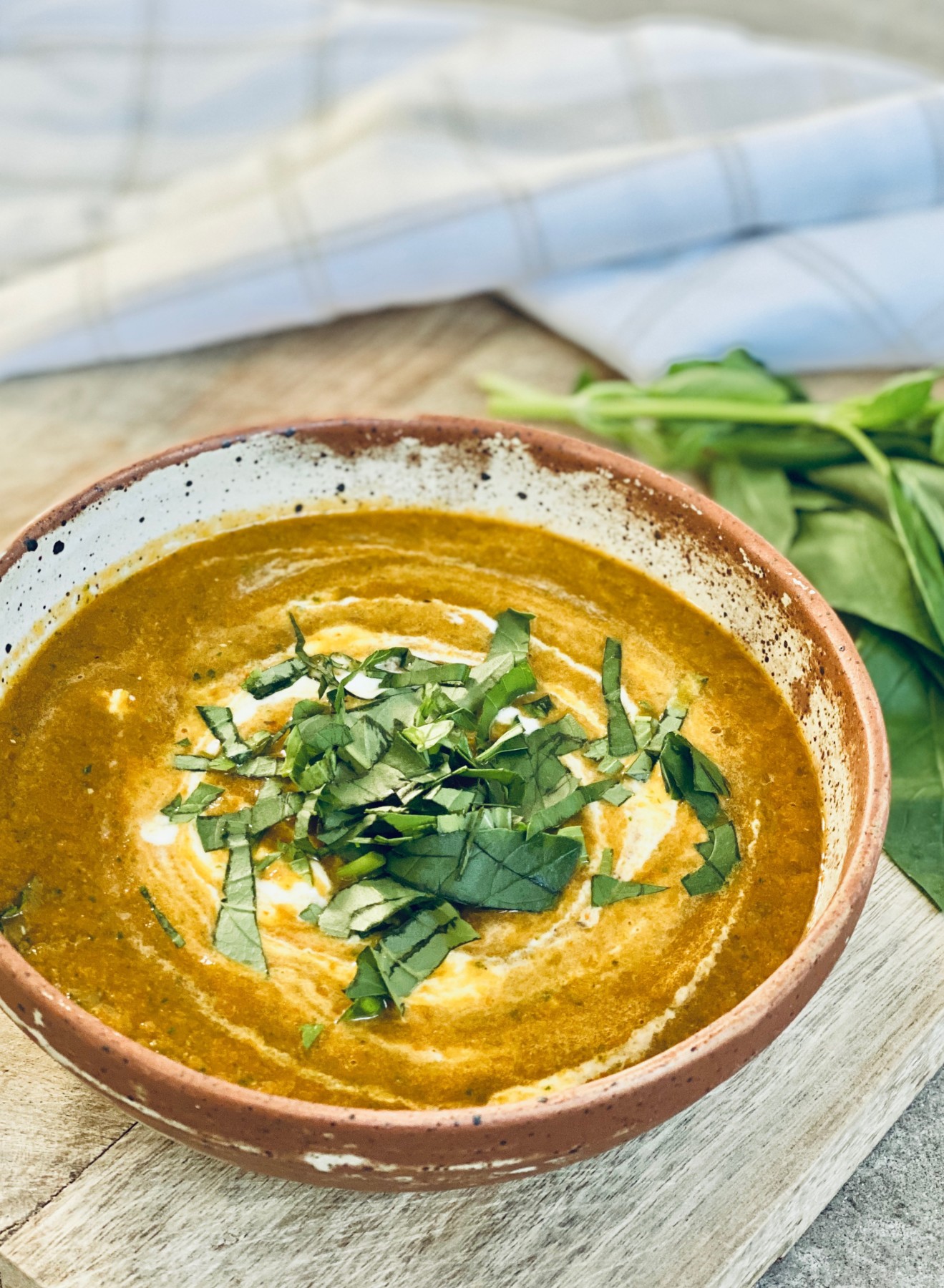 Roasted Peppers & Tomatoes Soup