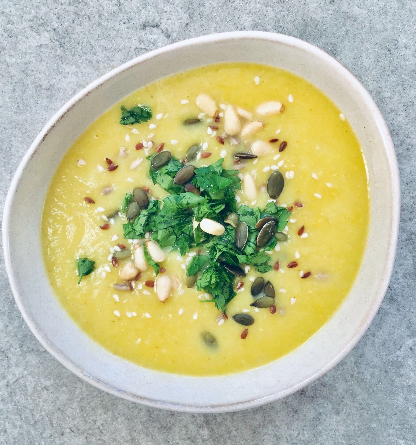 Red Lentils & Cauliflower Soup